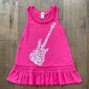 Nashville Rocks guitar tank top dress